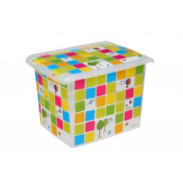 Plastový box Fashion, "KIDS", 39x29x27 cm - POSLEDNÍ 2 KS